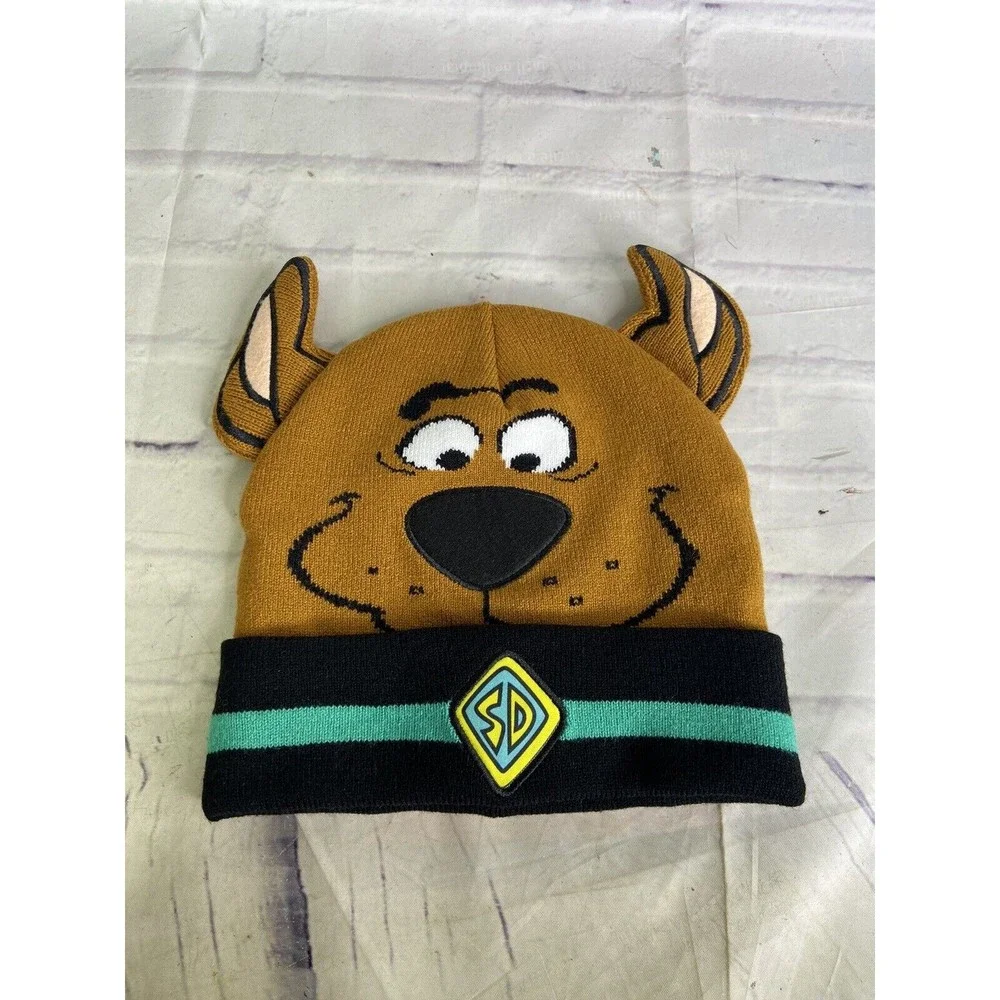Scooby-Doo SD Logo Knit Cuff Beanie Hat Cap Youth Boys Girls One Size NEW